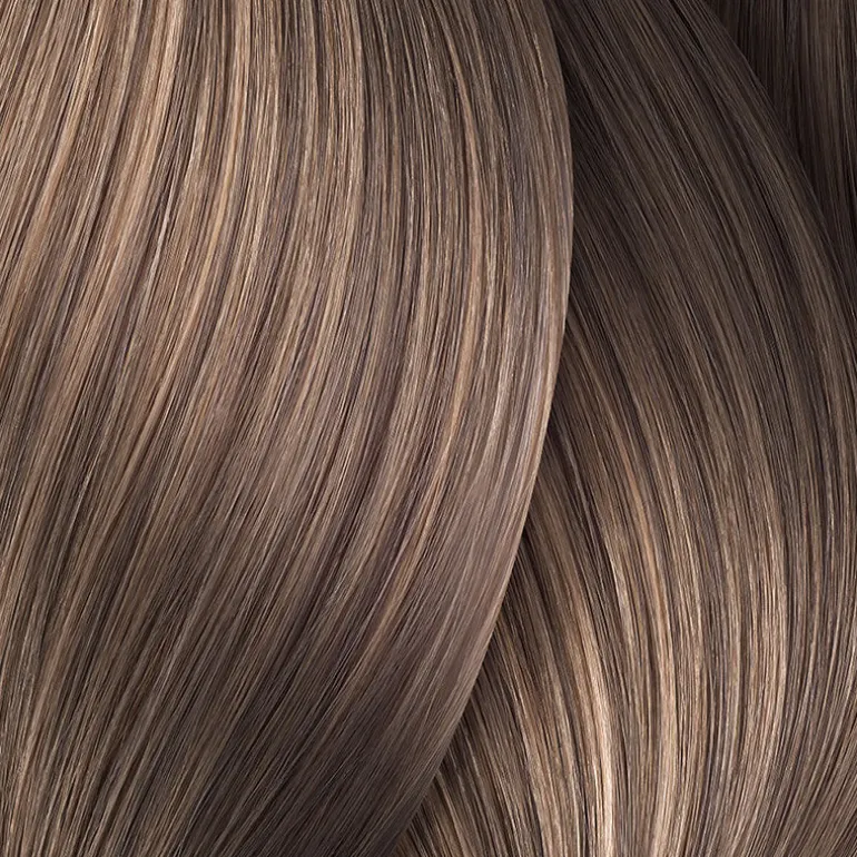 Coloration ton sur ton Dialight Acidic Gloss Color 8.21 blond clair irisé cendré