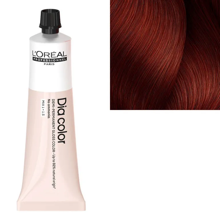 Coloration ton sur ton Dia Color 6.60 blond foncé rouge intense
