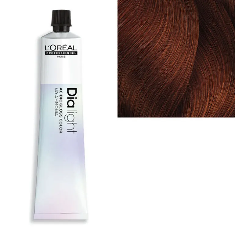 Coloration ton sur ton Dialight Acidic Gloss Color 6.46 blond foncé cuivré rouge