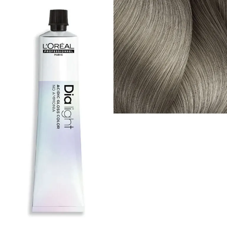 Coloration ton sur ton Dialight Acidic Gloss Color 9.18 milkshake blond très clair cendré moka