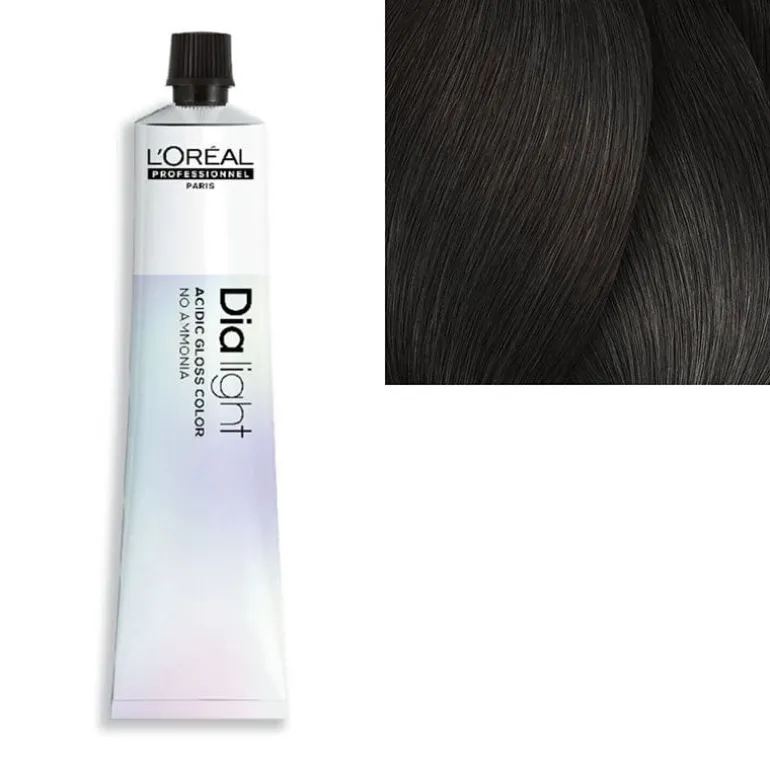 Coloration ton sur ton Dialight Acidic Gloss Color 5.11 châtain clair cendré profond