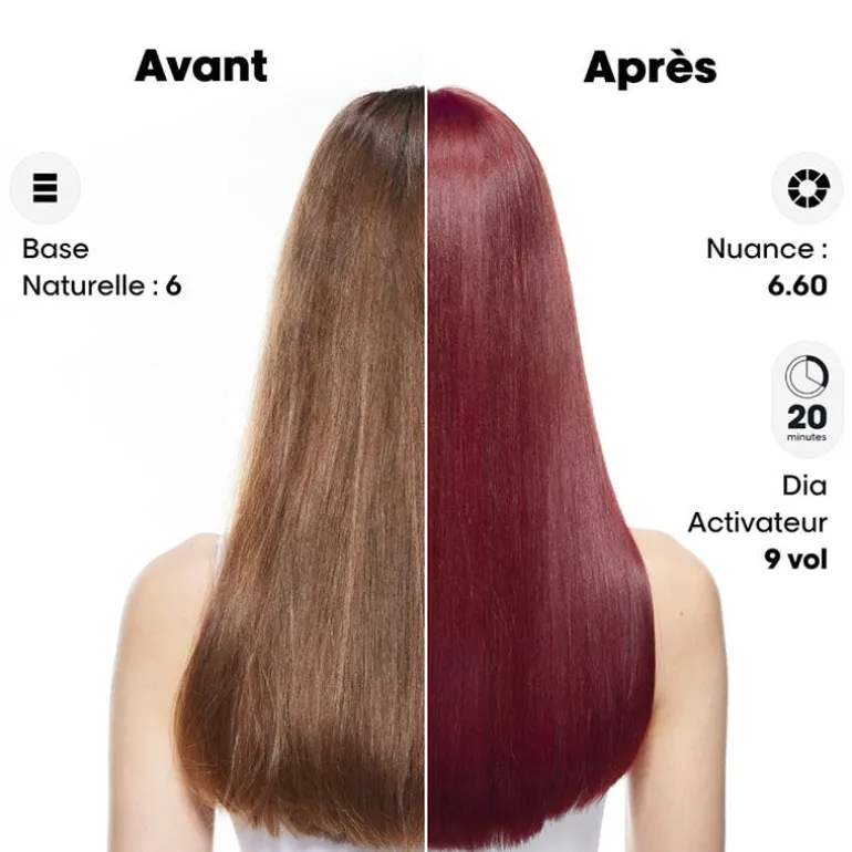 Coloration ton sur ton Dia Color 4.15 châtain cendré acajou
