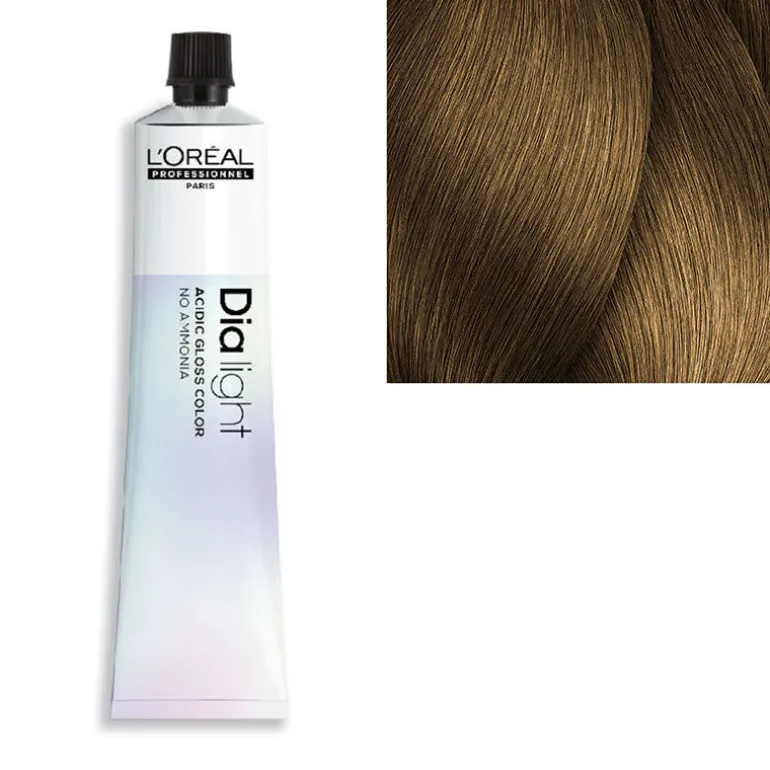 Coloration ton sur ton Dialight Acidic Gloss Color 7.3 blond doré