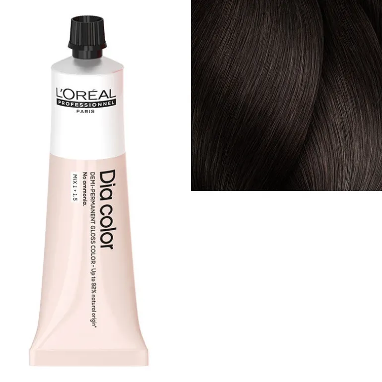 Coloration ton sur ton Dia Color 5.18 châtain clair cendré mocca