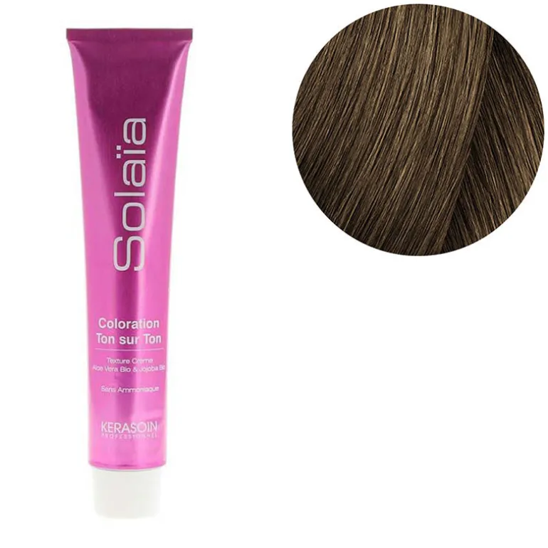 Coloration ton sur ton Solaïa 7.0 blond