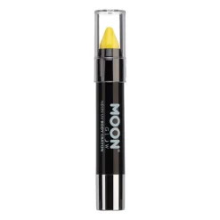 Crayon néon corps et visage Moon Glow jaune