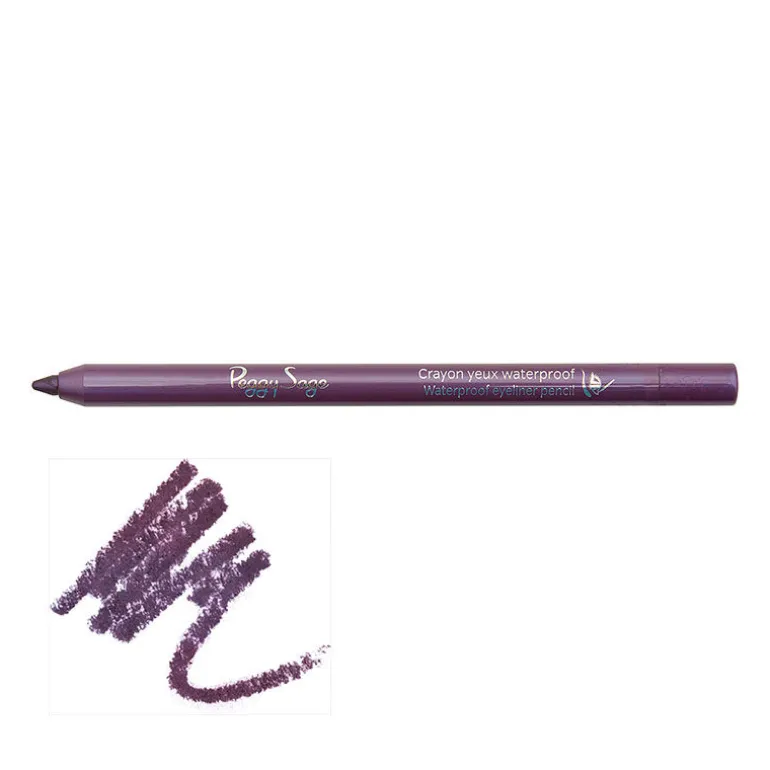 Crayon yeux waterproof prune irisé