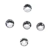 Décors d’ongles cristal argent