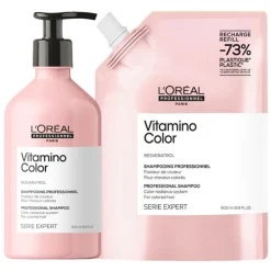 Duo recharge Vitamino Color + shampooing 500ml