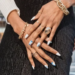 Faux ongles impress tye dye