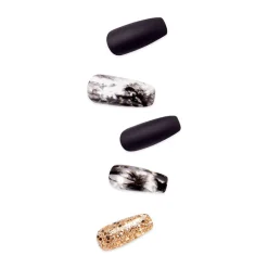 Faux ongles Voguish Fantasy fantasy tie dye taille long