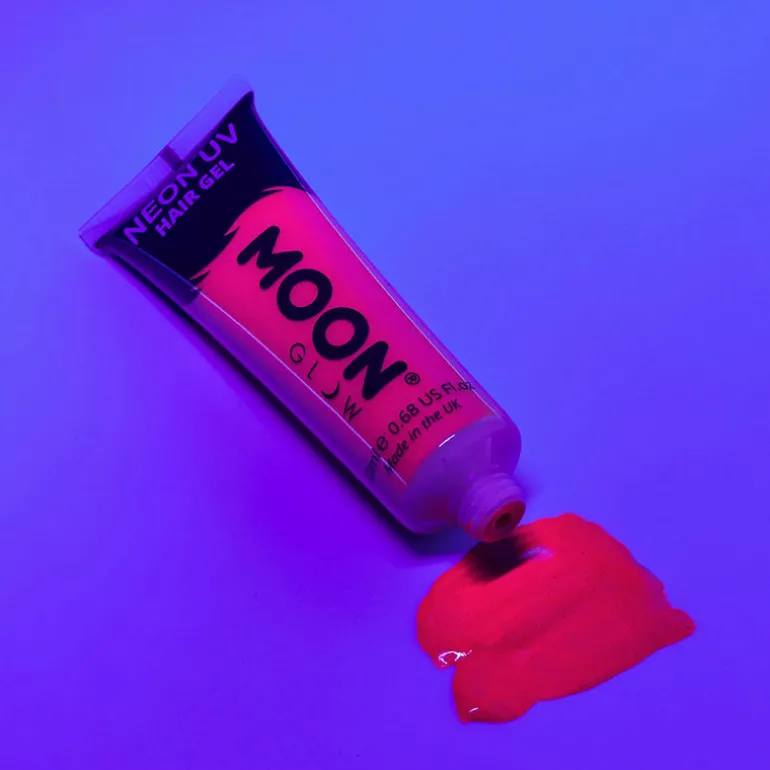 Gel coloré néon Moon Glow rouge