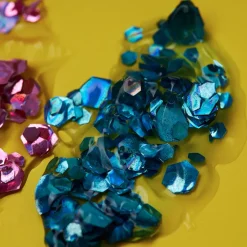 Gel holographique à grosses paillettes Moon Glitter bleu