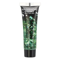 Gel holographique à grosses paillettes Moon Glitter vert