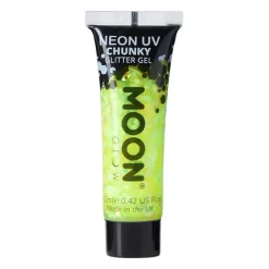 Gel néon à grosses paillettes Moon Glow jaune