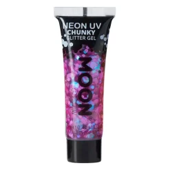 Gel néon à grosses paillettes Moon Glow violet