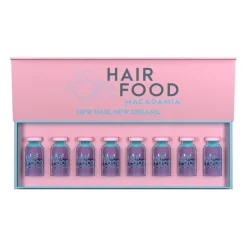 Hair food coffret 8 ampoules magiques