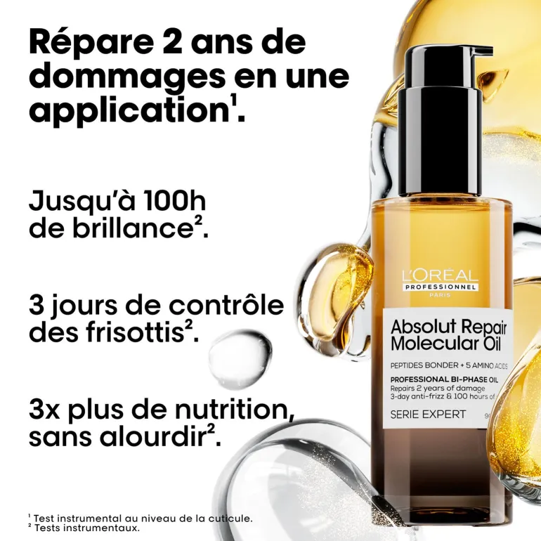 Huile bi-phase Absolut Repair Molecular 90 ml