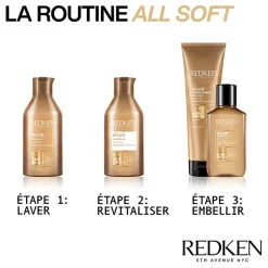 Huile d'argan pour cheveux secs et sensibilisés All Soft