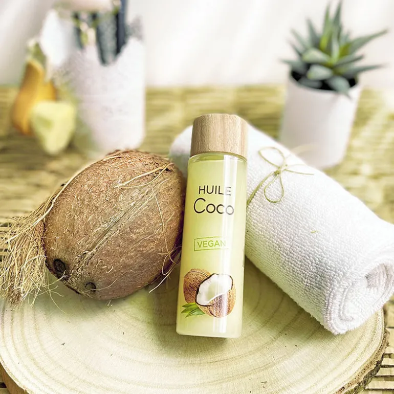Huile de coco non parfumée