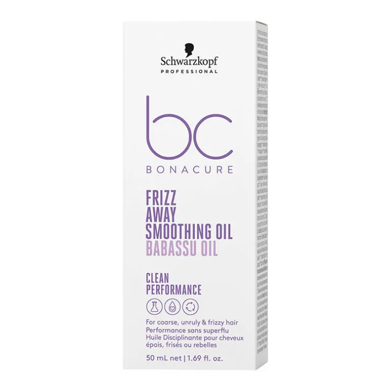 Huile lissante pour cheveux indisciplinés BC Frizz Away