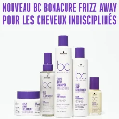 Huile lissante pour cheveux indisciplinés BC Frizz Away