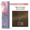 Illumina color 7/31 blond doré cendré