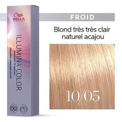 Illumina color 10/05 blond très très clair naturel acajou