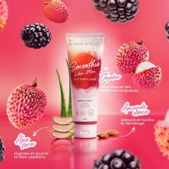 Lait capillaire Smoothie Litchi Mûre
