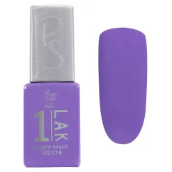 1-LAK vernis semi-permanent 3 en 1 purple beach