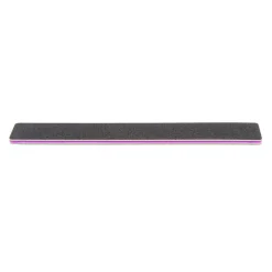 Lime rectangulaire noire pour ongles naturels 180/180 : Grain fin