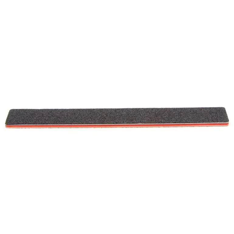 Lime rectangulaire noire pour ongles naturels 100/100 : Grain moyen dur