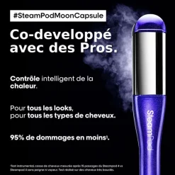 Lisseur-boucleur Vapeur SteamPod 4 en édition limitée Moon Capsule
