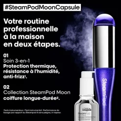 Lisseur-boucleur Vapeur SteamPod 4 en édition limitée Moon Capsule