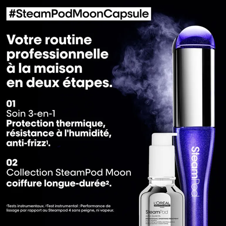 Lisseur-boucleur Vapeur SteamPod 4 en édition limitée Moon Capsule