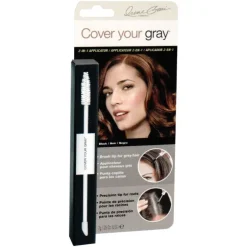 Mascara cheveux applicateur 2 en 1 Noir