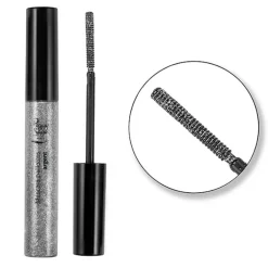 Mascara paillettes argent