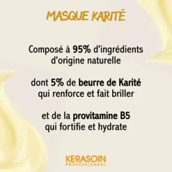 Masque capillaire au beurre de karité 750ml