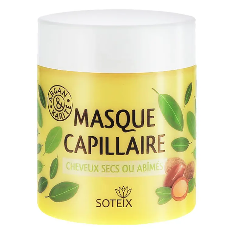 Masque capillaire pour cheveux secs ou abîmés Argan & Karité 250ml