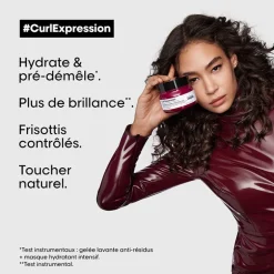 Masque hydratant intensif pour cheveux bouclés Curl Expression 500ml