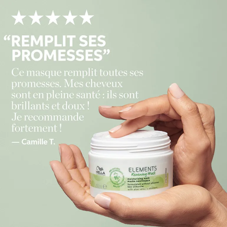 Masque hydratant régénérant pour tous types de cheveux Renewing Elements