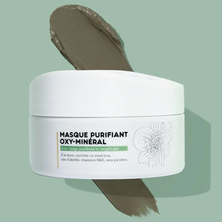 Masque oxy-minéral soin visage purifiant