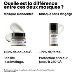 Masque professionnel concentré Absolut Repair Molecular 500ml