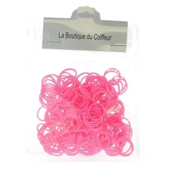 Mini élastiques caoutchouc lot de 240 rose