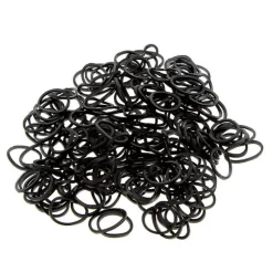 Mini élastiques caoutchouc lot de 240 noir