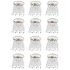 Mini pinces croco transparents 1cm