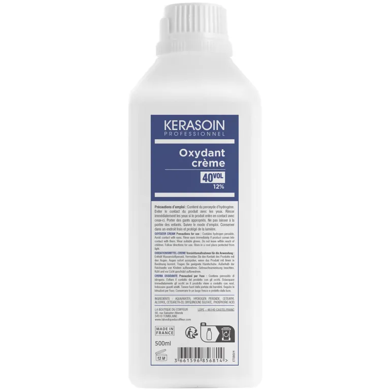 Oxydant crème 40 volumes 12% 500ml