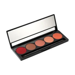 Palette rouge à lèvres tons chauds