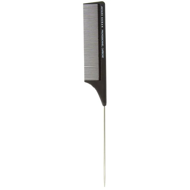 Peigne à queue métal dents serrées 23,1cm