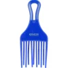 Peigne afro vague bleu